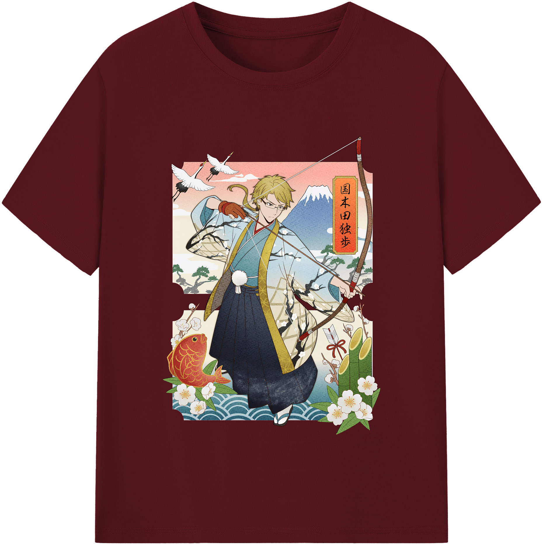 （画像用） 文豪ストレイドッグス Bungo Stray Dogs 綿100％半袖Tシャツ（フロントプリント）